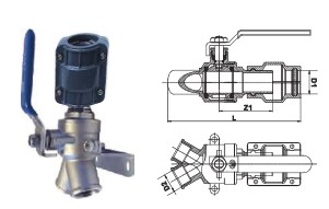 Double Port Female Ball Valve