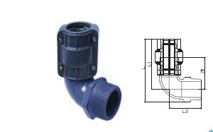 Male Threaded Elbow 90 deg
